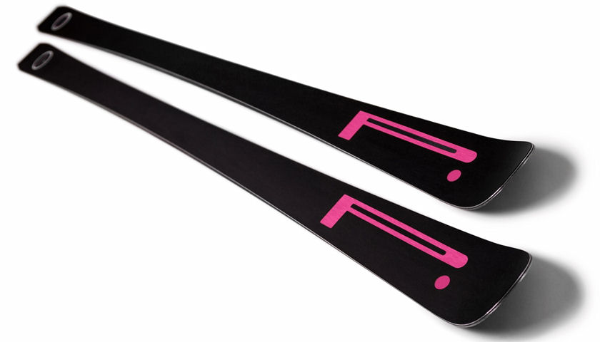 Pirelli skis pink