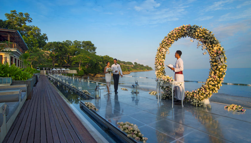 Bali's Longest Overwater Wedding Aisle at Four Seasons