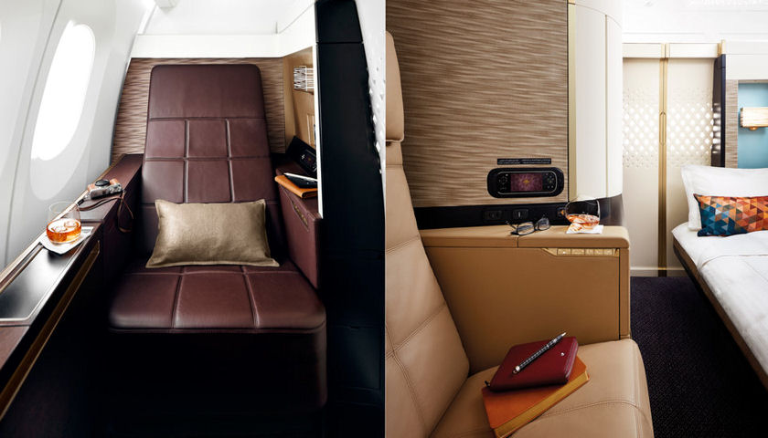 Etihad first class compartment