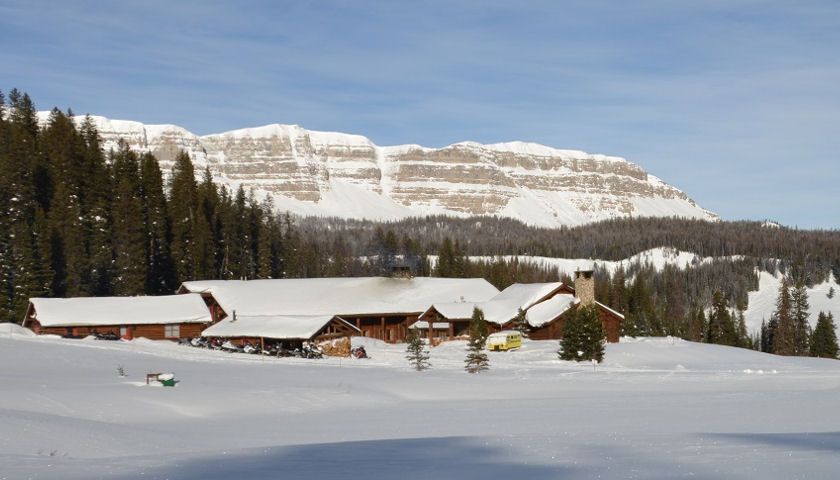 Brooks Lake Lodge winter