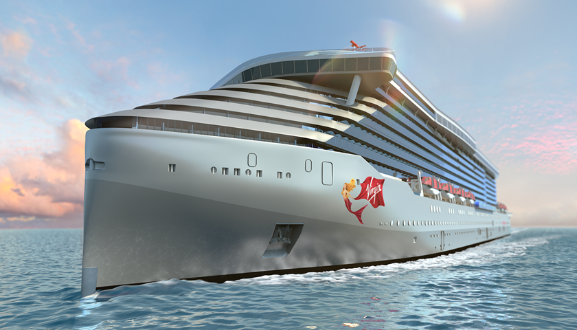 Virgin Voyages ship rendering