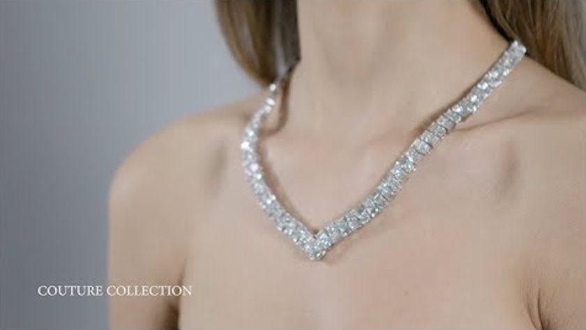 Crown of Light diamond necklace