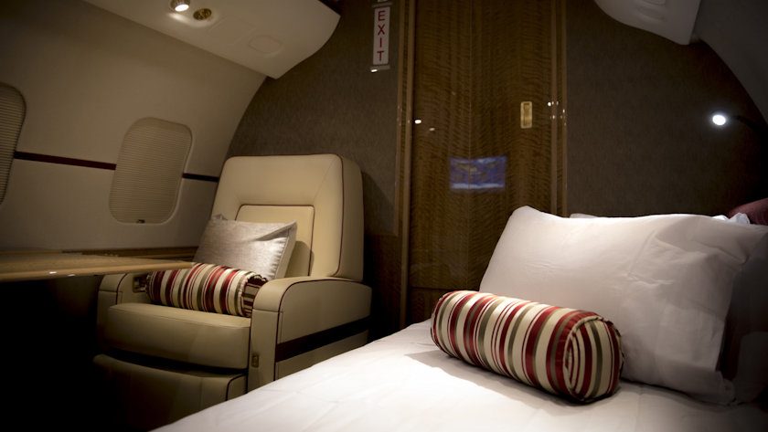 Bombardier Global 6000 bedroom