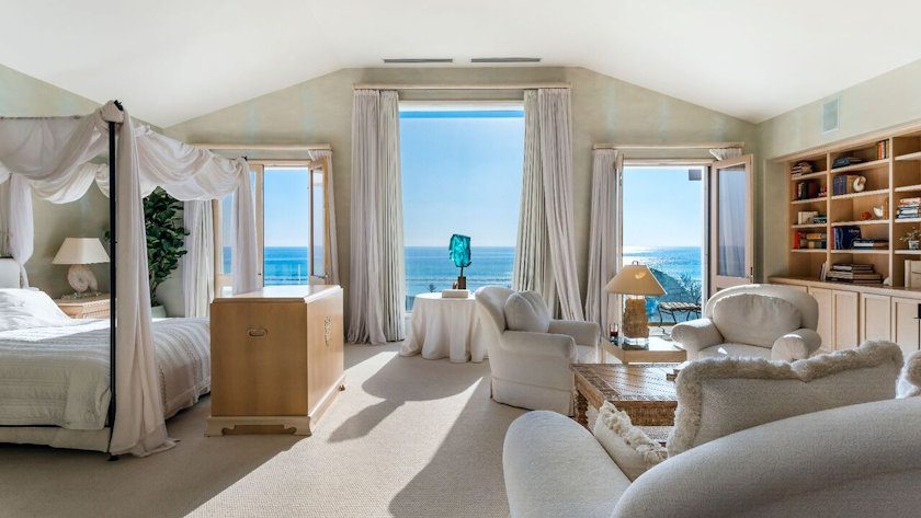 Frank Sinatra Malibu Beach House bedroom