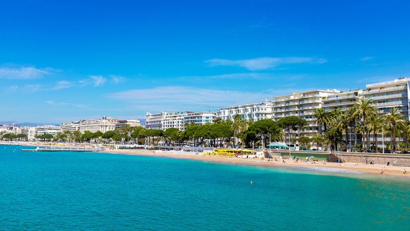 Cannes coastline