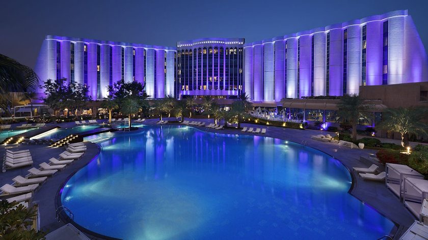 The Ritz Carlton Bahrain night