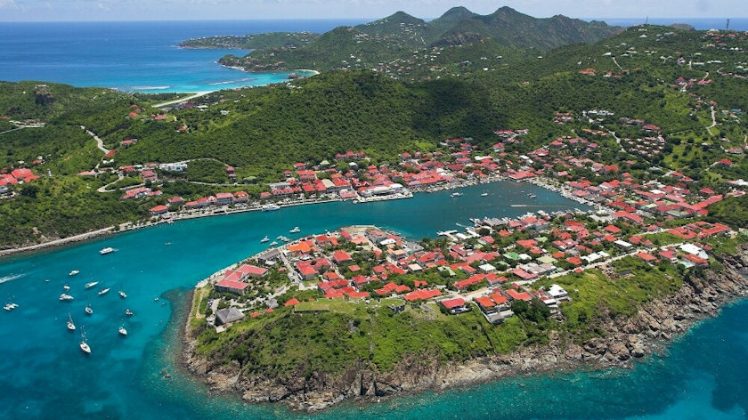 St Barts aerial