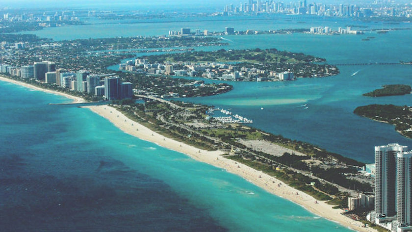 Miami Beach aerial