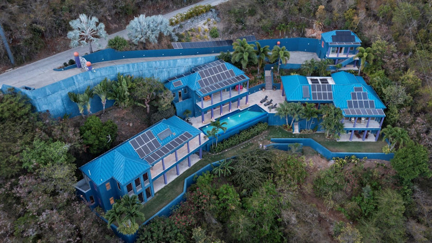 Mare Blu villa aerial