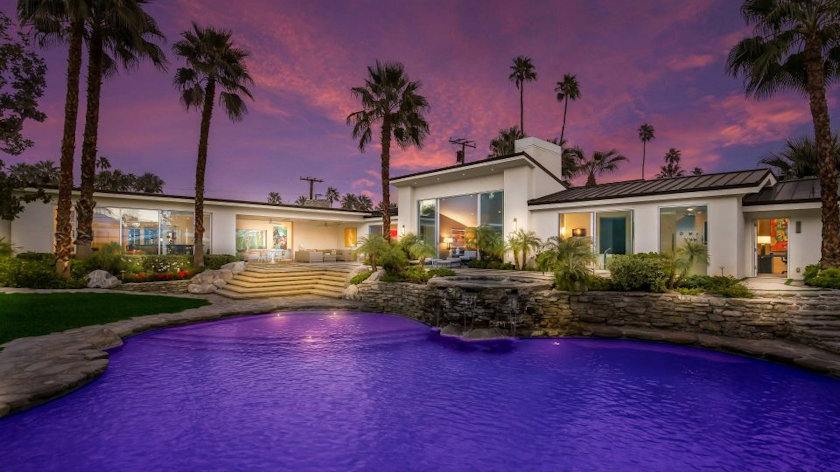Sidney Sheldon's Palm Springs home